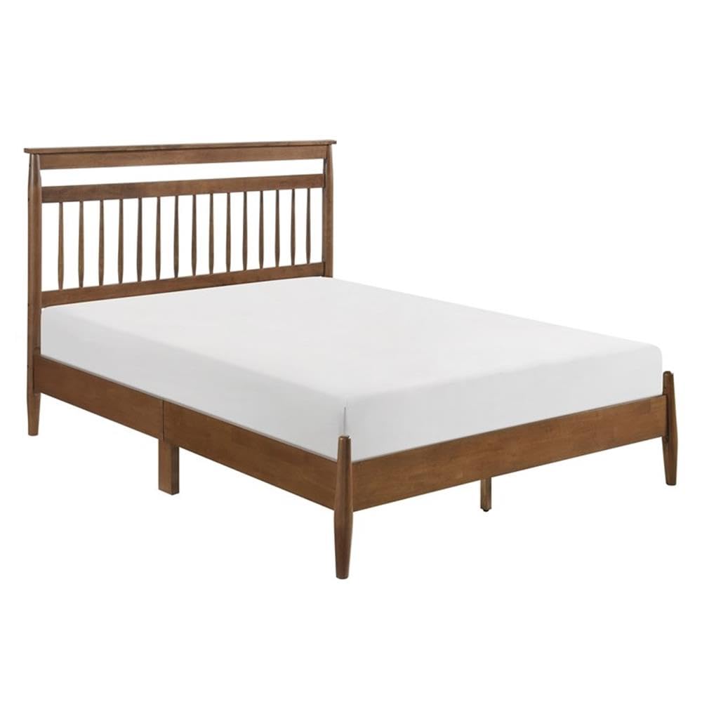 Amazon.com: Lexicon Arlo Wood Queen Platform Bed in Chestnut