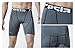 TSLA Men's Athletic Compression Shorts, Sports Performance Active Cool Dry Running Tights, Zero Grey, XX-Large