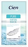 Pack of 10 x (2 x 8 ml) Pure Cleansing Mask - with Zinc and white clay
