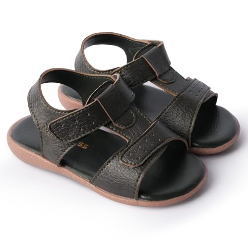 Image of toothless Boys Open Toe Sandals with Adjustable Hook-and-Loop Straps | Cushioned Footbed and Flexible Sole | Lightweight Comfortable Sandals for Boys Outdoor, Travel and Casual Use