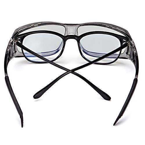 LVIOE Fit Over Photochromic Polarized Sunglasses for Outdoor Activities Wear Over Rx/Prescription Glasses UV400 Protection2