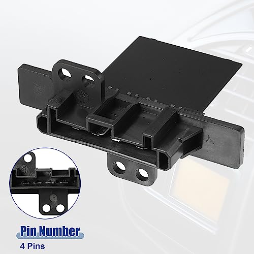 Image of ACROPIX Car HVAC Blower Motor Resistor Heater Fit for Nissan Sentra 2000-2006 NO. 20291 /271504Z000 /271506Z500 - Pack of 1 Black