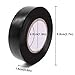 Maveek 10 Rolls Black PVC Electrical Insulation Tapes-Flame Retardant Waterproof Tape Vinyl Insulating Backing-15mmx15m(0.6