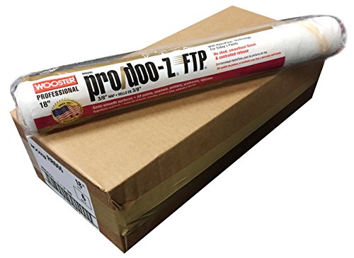 Amazon Crazy 🔥 Deals Wooster Brush RR666 18 inch Pro/Doo-Z FTP 3/8 inch Nap Roller Cover - Pack of 6