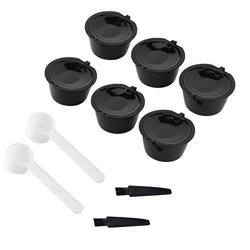 DAN&DRE 2 Juegos de Cápsulas de café, Taza de Filtro Recargable Reutilizable Apta para Máquinas de café