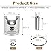 Camotokiit Golf Cart 2 Cycle Golf Piston & Rings Assembly Kit Compatible with Columbia Par Car 1982-1995 / Harley Davidson 1963-1981