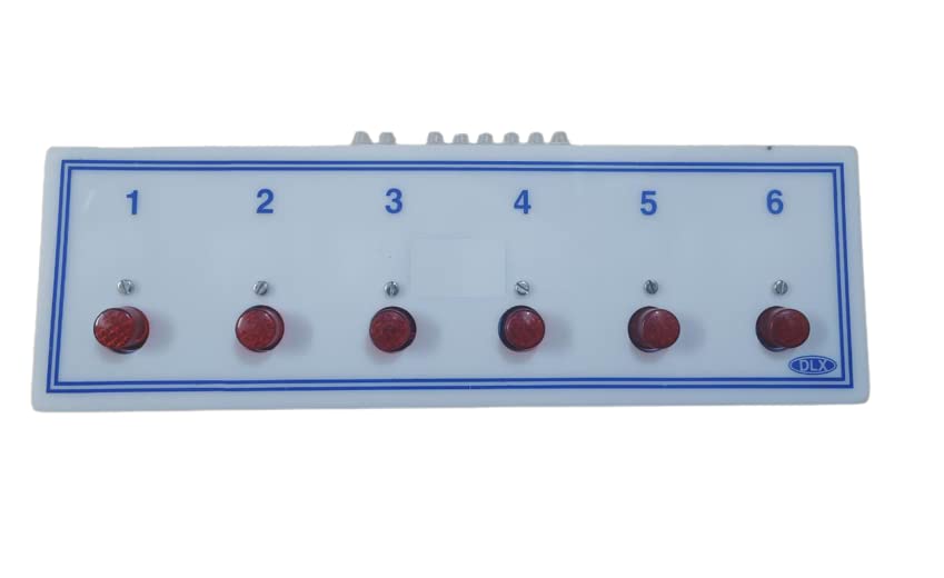 Dehmy Staff Calling system/Bell Indicator system/nurse calling system with Bell Indicator for Offices, Hotels, Hospitals Etc.… (6 points)