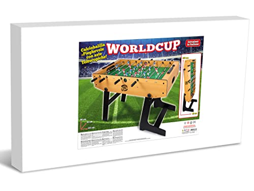 Teorema 68063 Faltbarer Tischfußball, aus Holz, mit Teleskopstangen, Maße: 158 x 45 x 85 cm – Bild 5