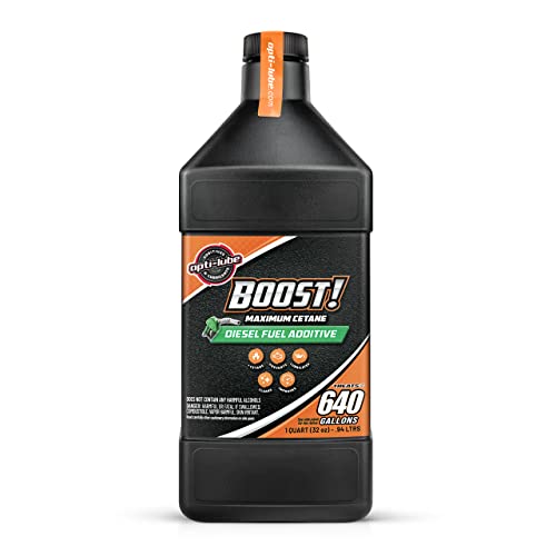 Opti-Lube Boost! Formula Diesel Fuel Additive: Quart, Treats up to 640 Gallons (Quart, 1 Bottle)