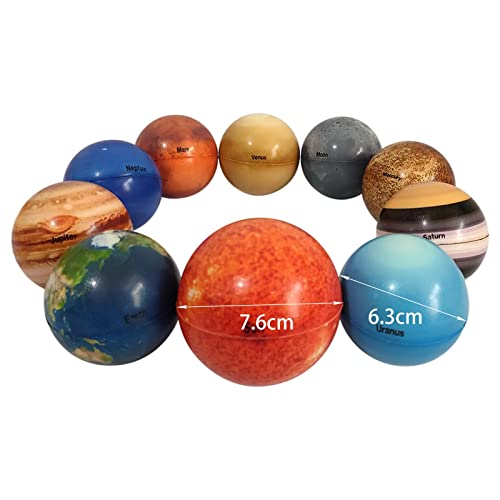 Image of VELURA 10Pcs Solar System Galaxy Planets for Kids Toys Party Favors Table Decor|10x Planets Ball| Other Science & Nature Toys| Science & Nature | Educational |Toys & Hobbies