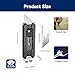 NexTool E20, Box Cutter Retractable with 3 Blades Storage, Quick Change Utility Knife with Pry Bar, Bottle Opener, Pocket Clip, Multi Tool Pocket Knife for EDC, Outdoor, Daily Cutting (Magazine Blade)