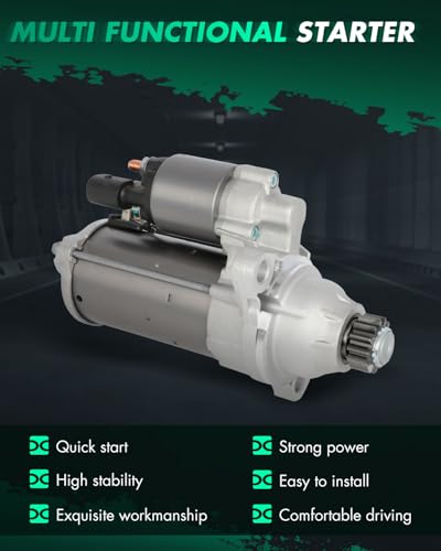 Image of SCITOO Starter Motor fit for Audi for Q3 2.0L 2020-2023,for Volkswagen for Arteon 2.0L 2019-2021,for Volkswagen for Atlas 2.0L 2018-2023 Replacement Starter 30273