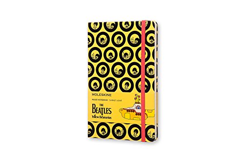 Moleskine The Beatles - Libreta grande, color amarillo