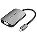 Vention USB C to HDMI VGA Adapter,USB Type C to VGA 4K HDMI Converter Thunderbolt 3 Compatible for 2017/2016 MacBook,ChromeBook Pixel,Dell XPS 13,Yoga 910