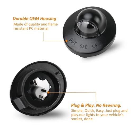 Bestview Lâmpada de substituição para placa de carro compatível com F150 F250 F350 F450 F550 Superdu