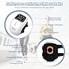 ZHIXJIA Knee Massager with Heat, 3-in-1 Smart Portable, 3 Vibration Modes and 3 Heating Levels LED Vitality Joints Knee Massager, Gift for Men and Women, White #4