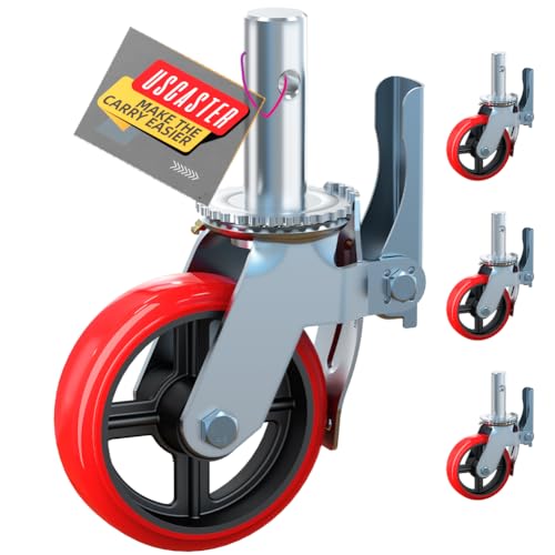 8-Inch Heavy Duty Scaffolding Wheels Set of 4