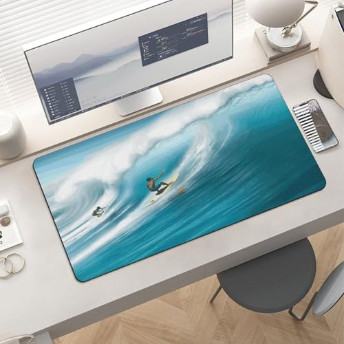 Surfing Desk Pad Fieltro Grande Antideslizante 30x60 cm miniatura 6