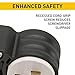 Legrand Pass & Seymour PS5466SSANCCV4 20 Amp 250V Straight Blade Extra Hard Use Specification Grade Angle Plug, NEAM 6-20P, Black/White (1 Count)