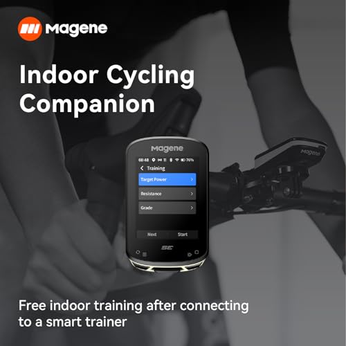 Image of Magene C506SE Wireless GPS Bike Computer - 2.4 inch Color Screen, Route Navigation, Bluetooth & WiFi, Fast 5s Positioning, Supports 9 Cycling Devices