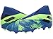 adidas Men's Nemeziz 19.3 Laceless Firm Ground Soccer Shoe, Signal Green/Black/Team Royal Blue, 11K