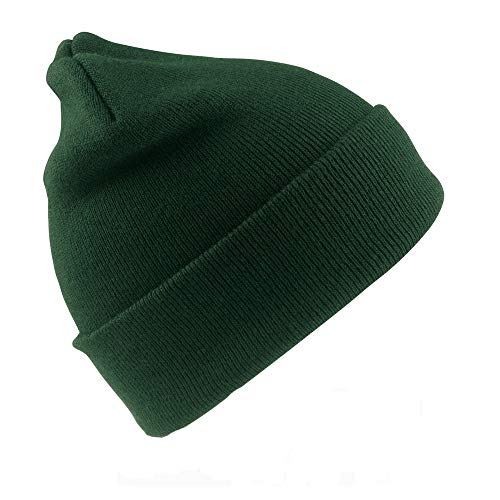 Result - Gorro de invierno para esquí y esquí verde botella Talla única