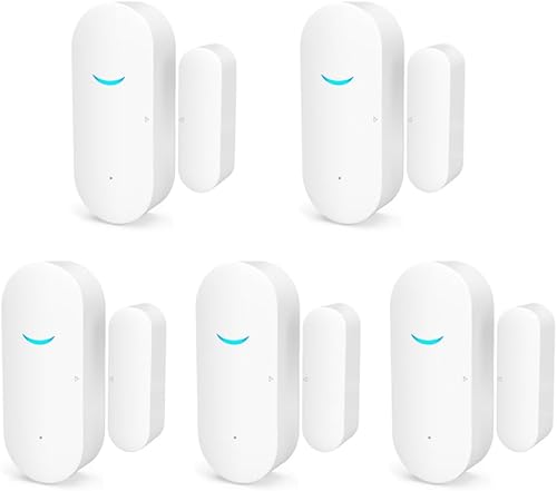 Miniatura 7 de Paquete de 2 alarmas inteligentes inalámbricas con sensor inteligente WiFi para puertas y ventanas, sistema de seguridad para el hogar con control