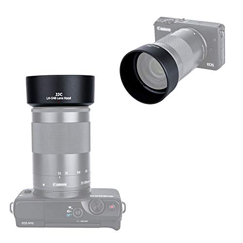 Jjc Bayonet Dedicated Lens Hood Shade For Canon Ef-M 55-200Mm F/4.5-6.3 Is Stm Lens On Canon Eos M50 M100 Mirrorless Camera, Replaces Canon Et-54B Oem Lens Hood #TOP1