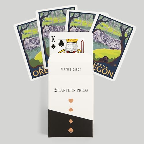 Baraja de cartas tamaño póker Lantern Press miniatura 6