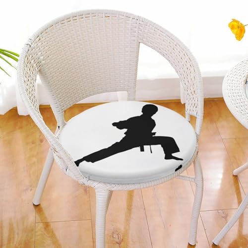 Cojín redondo de karate de 15.3 pulgadas para silla de hogar y suelo de patio 7