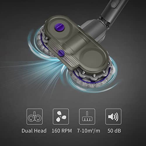 DrRobor Testa di Mocio Elettrico per Dyson V11 V10...