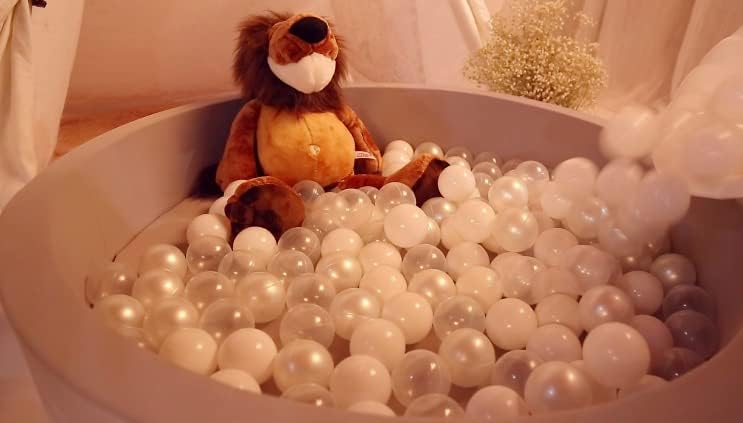 Miniatura 2 de TRENDPLAY Pelotas de Plástico para Pozos de Pelotas de 2.2 Pulgadas, Paquete de 50 100 200 500 Pelotas Huecas, Perfectas para Piscinas de Bebés