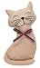 Produktbild Lashuma Türsack Katze Lissy Beige, Deko Türstopper Schwer Gefüllt, Bodenstopper Größe 30 cm