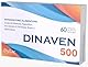 DuLàc, Dinaven 500, Nahrungsergänzungsmittel Mit Diosmin Und Hesperidin, Geeignet Bei Schweren Und Geschwollenen Beinen, Fördert Die Mikrozirkulation, Made in Italy, 60 Tabletten, 650 mg