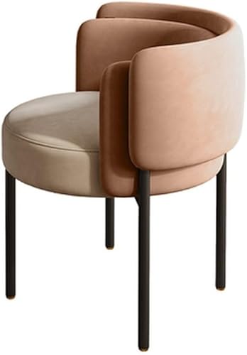 Sillas de comedor, Sillas de comedor modernas con cojines gruesos y patas de metal, Sillas para comedor