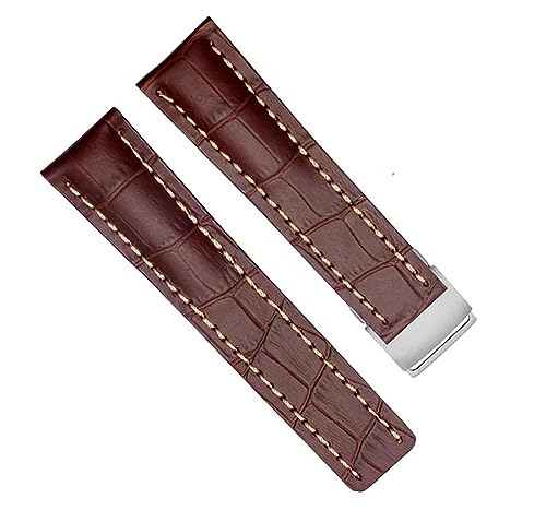 Bracelet en cuir véritable S3YT8U anti irritation montre homme