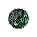 Produktbild Quiges Damen Click Button 18mm Chunk Perlmutt Multi Grün für Druckknopf Zubehör