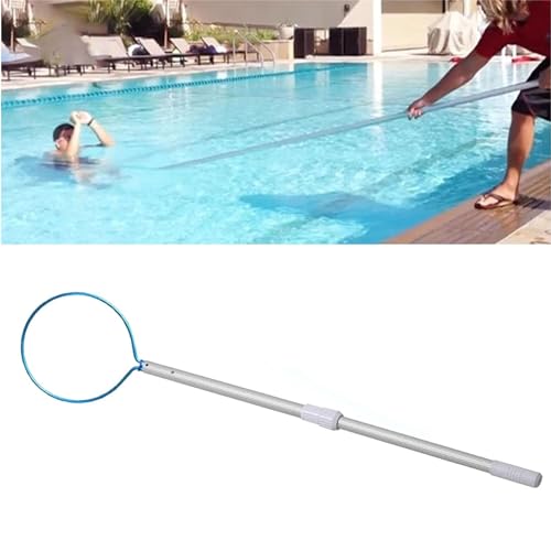 Oracra Pools Safety Hook with Telescopic Pole, Round Emergency Hook/Preserving Saving Rescue Equipment, Special Life-Saving for Struggling Swimmers(500cm(16.4ft))