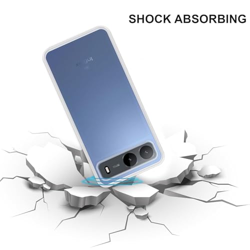 Image of COVERBLACK Flexible Rubber Case Back Cover Compatible for Infinix X6730 / HOT 60i 5G - Transparent