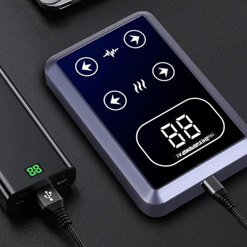 Masseur électrique de genou avec chauffage et vibration ajustable