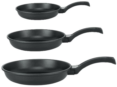 Pensofal Suprema Set, Aluminio Fundido, Baquelita, Acero Inoxidable, Negro, 3 Unidades