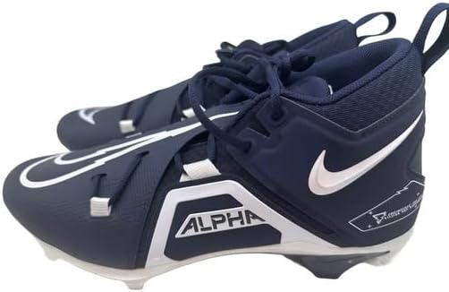 Nike Alpha Menace Pro 3 Mid Men's Football Cleats Blue White DM1788-400 Size 11