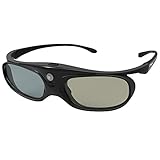 DLP Link 3D Glasses, GooDee Ultra-Clear HD 144 Hz 3D Active Rechargeable Shutter Glasses for 3D DLP Link Projectors-BenQ, Optoma, Dell, Mitsubishi etc.
