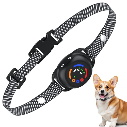 Collares antiladridos para perros, dispositivo antiladridos recargable para perros con pitido y vibración, 7 sensibilidad, collares de ladridos para perros pequeños a medianos, impermeable IP67