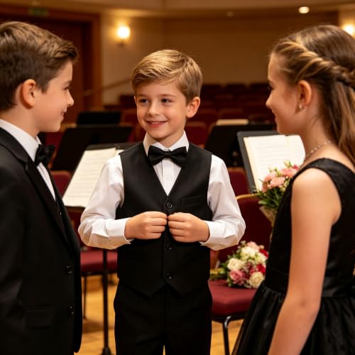 Image of Kids Vest for Boys Formal Suit Vests