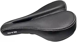 Banco Selim Vazado Gts Biketec Mtb Preto C/carrinho Confort