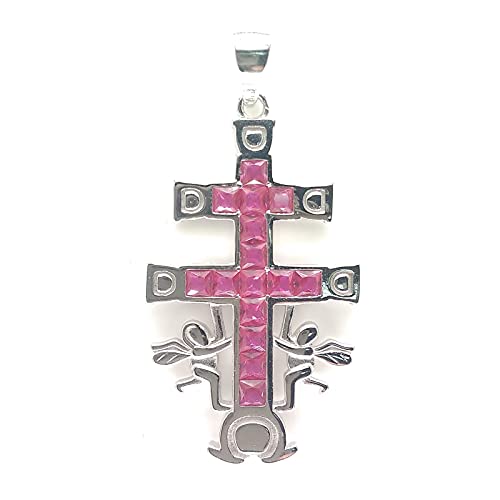 Croix Caravaca Angeles avec pierres en argent sterling Cover