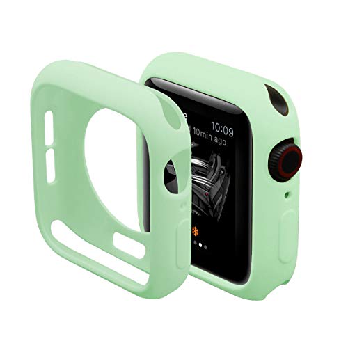 Smart Watch Series 4 40mm Protector Cover,TPU Bumper Silicone Soft Case for Apple iWatch Series 4 40mm (Mint Green)