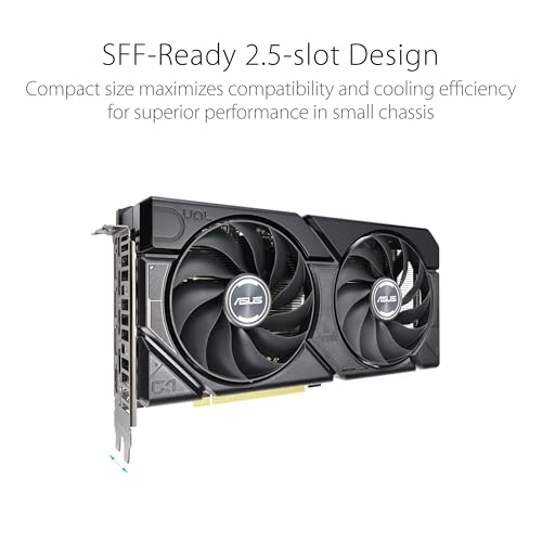 Image of ASUS Dual GeForce RTX 4070 EVO OC Edition 12GB GDDR6 Gaming (Nvidia GeForce RTX4070 DLSS 3, 475 AI Tops, PCIe 4.0, 1x HDMI 2.1a, 3X DisplayPort 1.4a, DUAL-RTX4070-O12GD6-EVO) + Indiana Jones