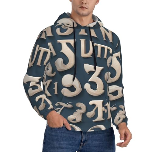Sweat à capuche homme imprimé pour un look décontracté et superposition en automne